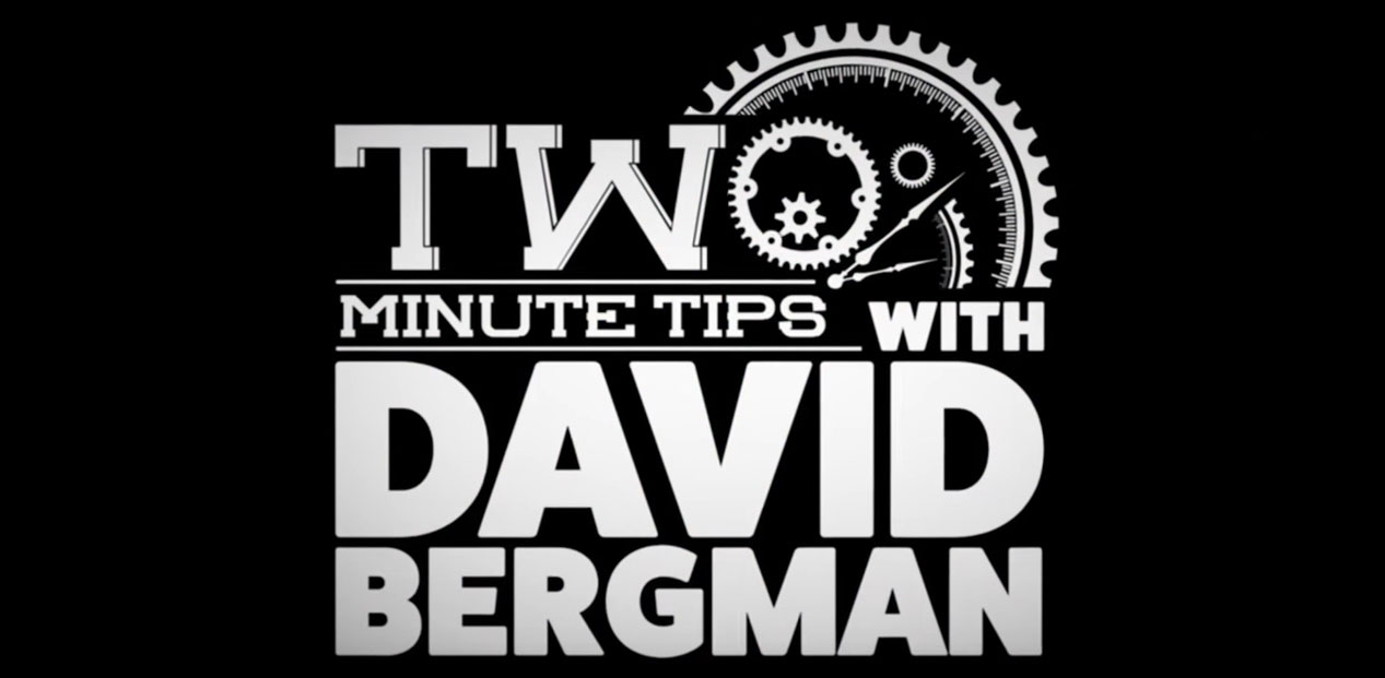 Making Prints: Two Minute Tips with David Bergman